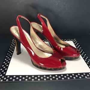 Jessica Simpson Peep Toe Platform Heels